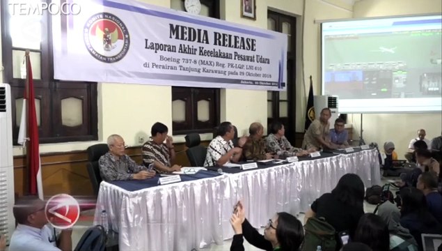 KNKT Ungkap Faktor Penyebab Kecelakaan Lion Air PK-LQP