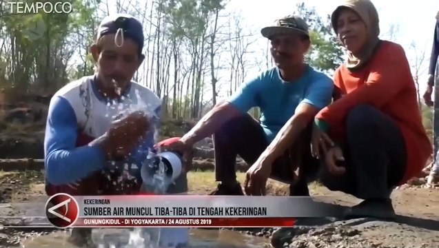 Sumber Air Muncul di Tengah Kekeringan
