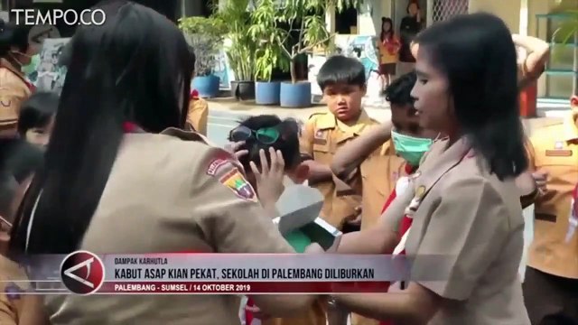 Kabut Asap Kian Pekat, Sekolah di Palembang Diliburkan