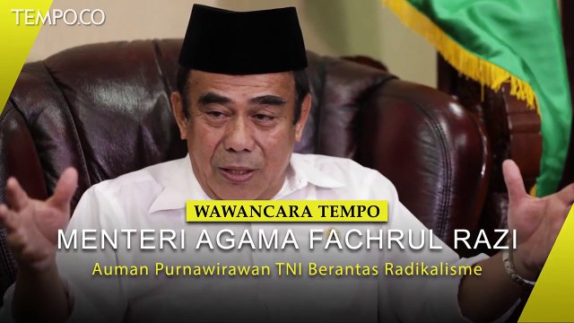 Auman Fachrul Razi Berantas Radikalisme