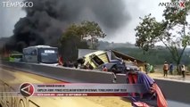 Kapolda Jabar Sebut Pemicu Kecelakaan Beruntun di Tol Purbaleunyi