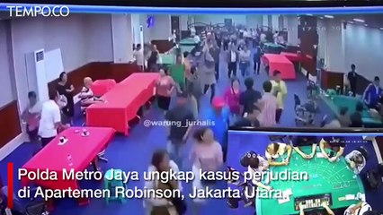 Bongkar Perjudian di Apartemen Robinson, 91 Orang Jadi Tersangka