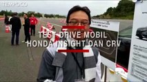 Tokyo Motor Show, Begini Test Drive Mobil Honda Insight dan CRV