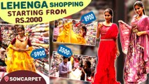 Sowcarpet-ல Rs.2000/-க்கு Lehenga | My One Stop Budget Shopping Destination | Dharshini Vlogs