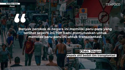 Viral Video Paru paru Menghitam Setelah Merokok 30 Tahun