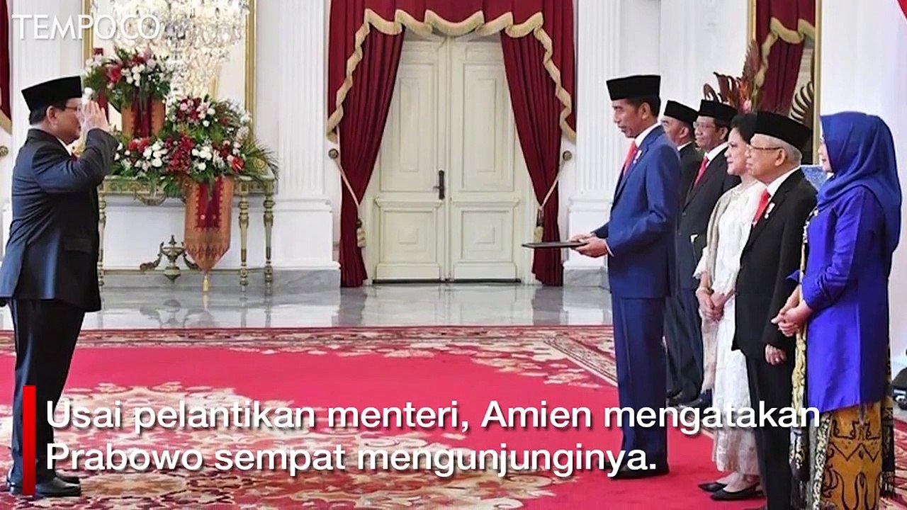 Prabowo jadi Menhan, Amien Rais: Saya Terus Pantau Anda