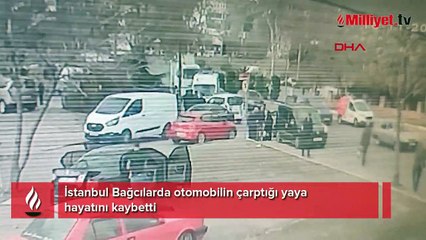 Bağcılar’da feci kaza! Otomobilin çarptığı yaya öldü