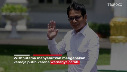 Berkemeja Putih Datangi Istana, Wishnutama: Bersih Kan?