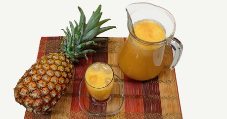 طريقة عمل عصير الاناناس