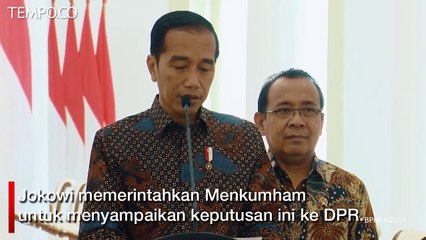 Jokowi Perintahkan Tunda Pengesahan RUU KUHP