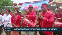 Warga Merauke Sambut Kedatangan PJ Gubernur Papua Selatan