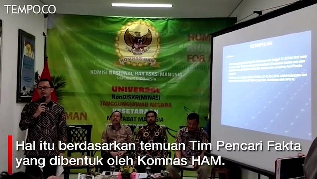 Komnas HAM Menduga Polisi Lakukan Kekerasan dalam Aksi 21-23 Mei