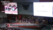 DPR RI Resmi Mengesahkan RUU APBN 2020