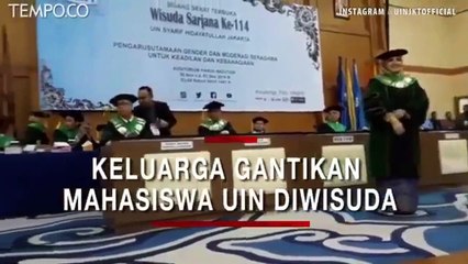 Meninggal karena Kecelakaan, Wisuda Nurul Faqih Digantikan Kakaknya