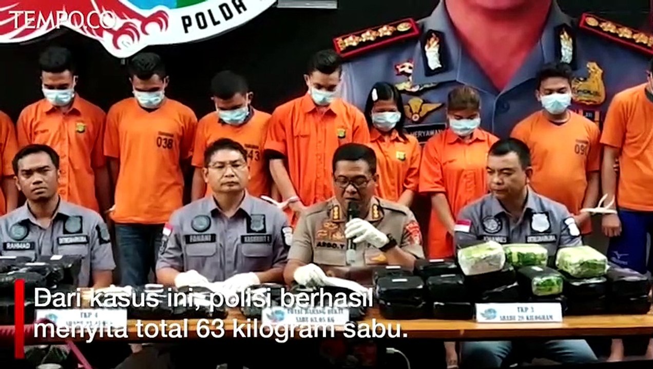 Polisi Amankan 15 Orang Tersangka Narkoba Jaringan Internasional