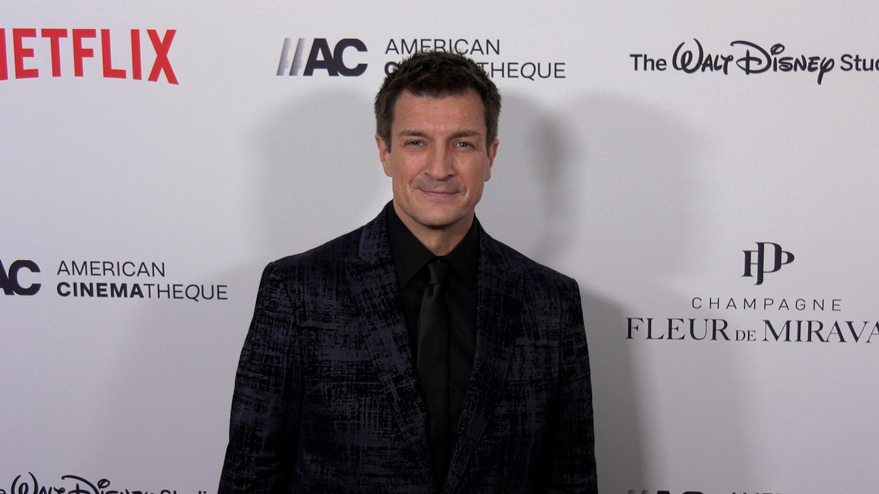 Nathan Fillion 36th Annual American Cinematheque Awards Red Carpet In Los Angeles
