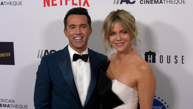 Rob McElhenney and Kaitlin Olson 36th Annual American Cinematheque Awards Red Carpet In Los Angeles