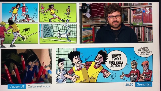 L'Exploit ! La BD de l'élimination du FC Barcelone par le FC Metz en 1984 au JT de France 3 Grand Est