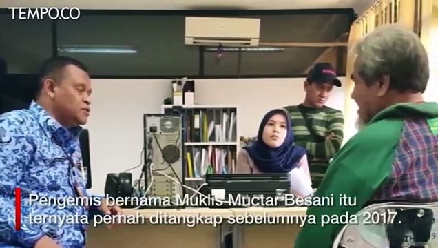 Terjaring Razia, Pengemis Ini Kedapatan Membawa Uang Rp 194 Juta