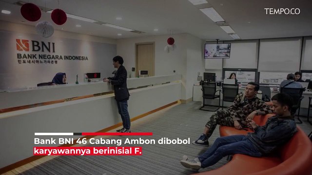 Dana Deposito Nasabah Bank BNI Dibobol Karyawan Rp 124 Miliar