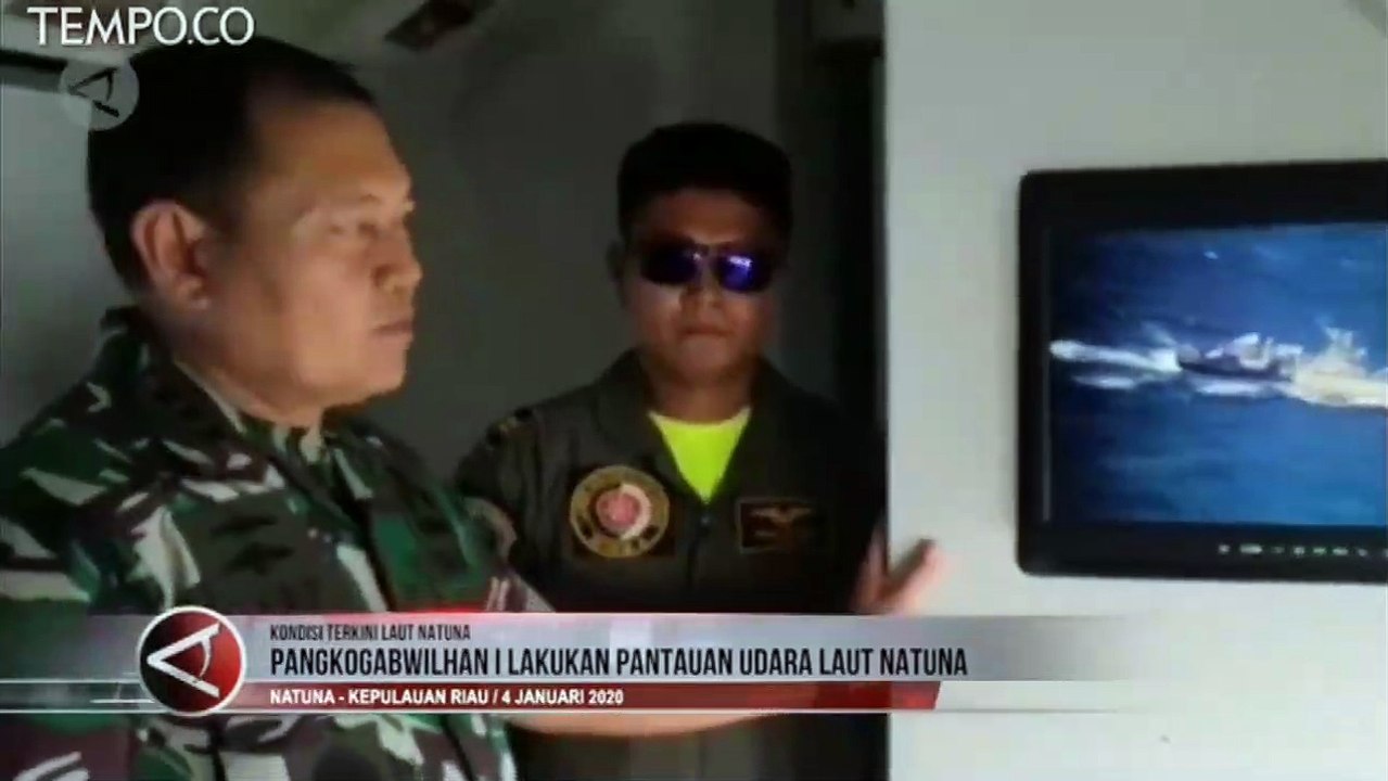 Pantau Perairan Natuna Menggunakan Pesawat Intai