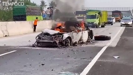 Kecelakaan Maut di Tol Trans Sumatera, 4 Tewas 2 Luka-luka