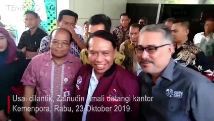 Ini yang Dilakukan Menpora Zainudin Amali usai Pelantikan