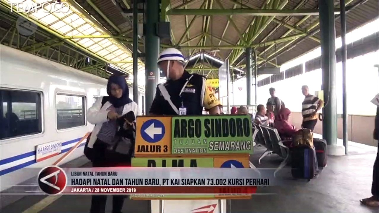 PT KAI Operasionalkan 114 Perjalanan Kereta Selama Natal dan Tahun Baru