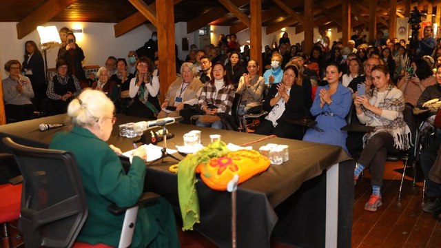 Prof. Dr. İoanna Kuçuradi, Efes SElçuk'ta felsefeyi anlattı