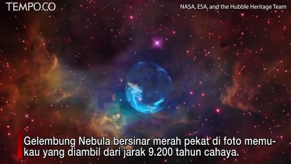 Menakjubkan, Teleskop Rekam Gelembung Nebula Berberat 44 Kali Matahari di Ruang Angkasa