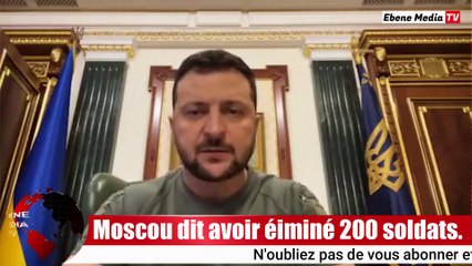 La Russie élimine 200 soldats Ukrainiens en route pour le combat