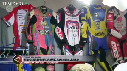 Piala dan Seragam Pembalap Afridza Munandar Akan Dimuseumkan