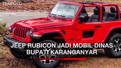 Jeep Rubicon Rp 2 Miliar Jadi Mobil Dinas Bupati Karanganyar