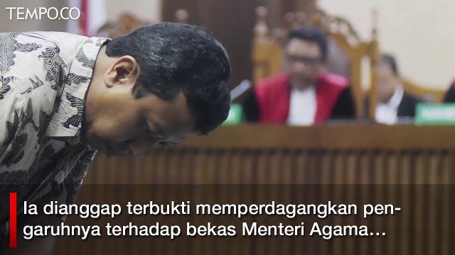 Terbukti Melakukan Tindak Pidana Korupsi, Romahurmuziy Divonis 2 Tahun Penjara