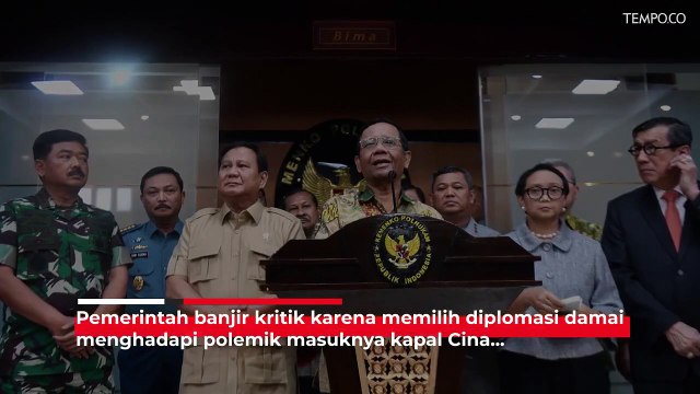 Banjir Kritik Cara Damai Pemerintah Hadapi Kapal Cina di Natuna