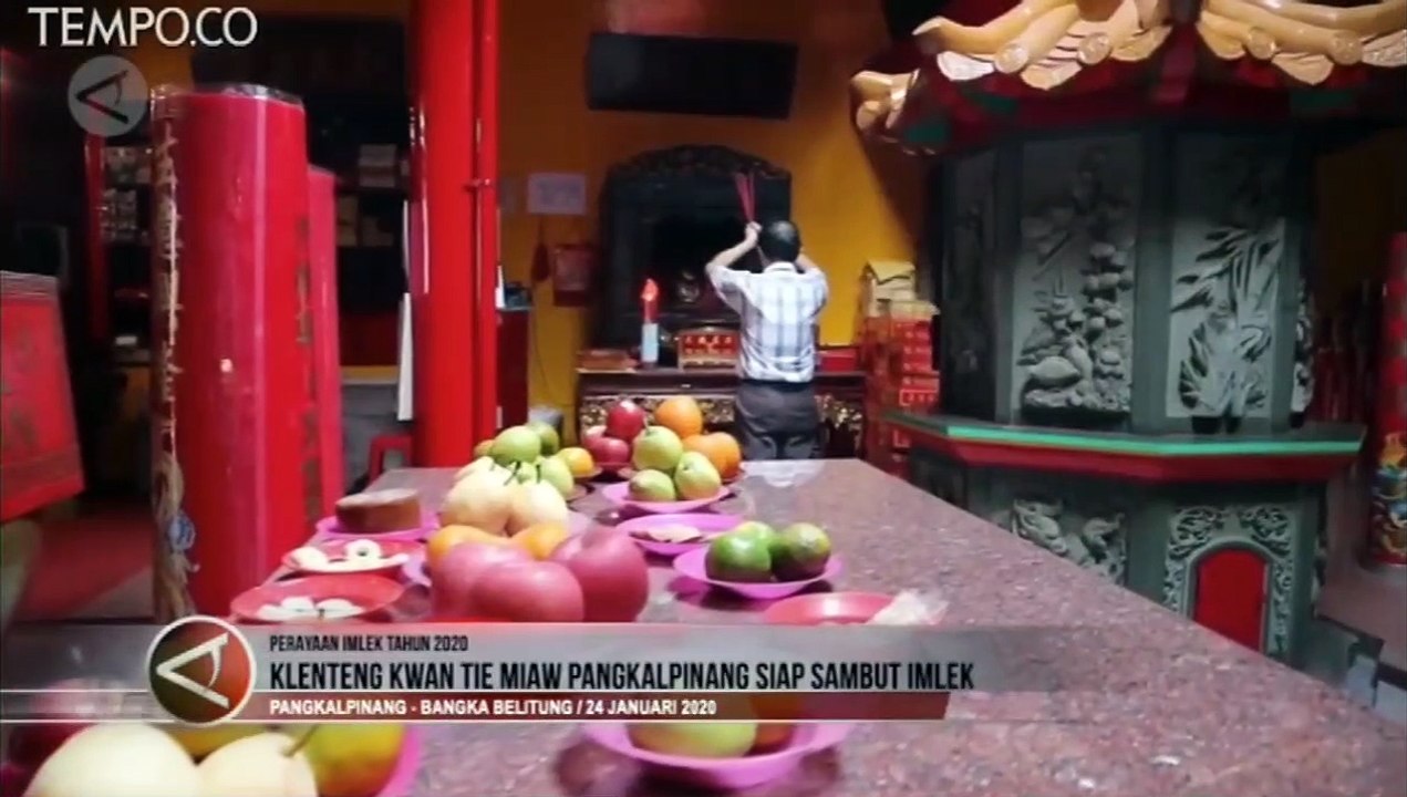 Suasana Perayaan Imlek di Klenteng Kwan Tie Miaw Pangkalpinang