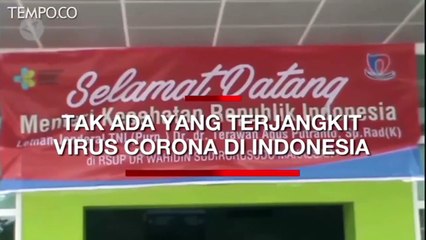 Menkes Terawan: Tak Ada yang Terjangkit Virus Corona di Indonesia