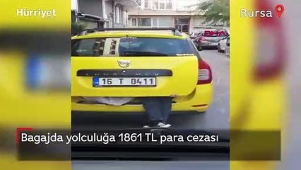 Bagajda yolculuğa 1861 TL para cezası