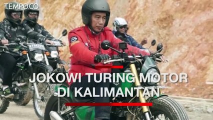 Jokowi Tunjukkan Kepeduliannya dengan Touring Motor di Perbatasan Kalimantan 🇮🇩