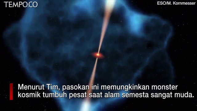 Temuan Baru, Makanan Lubang Hitam untuk Tumbuh Pesat 12 Miliar Tahun Lalu