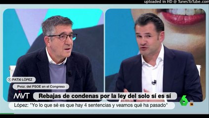 El disparate que suelta Patxi López (PSOE) en laSexta para intentar arreglar la chapuza del 'solo sí es sí'