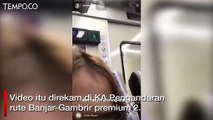 Video Viral Wanita Isap Vape di Kereta, Ini Tanggapan PT KAI