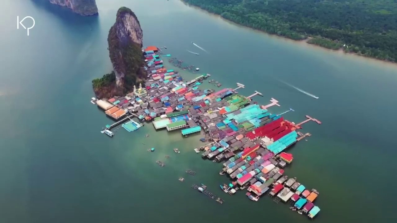 Muslims from Java live at Thailand's Koh Panyee, a floating village.