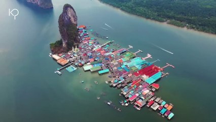 Muslims from Java live at Thailand's Koh Panyee, a floating village.