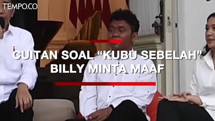 Cuitan Soal ‚ÄúKubu Sebelah‚Äù, Stafsus Billy: Bukan Tentang Pilpres