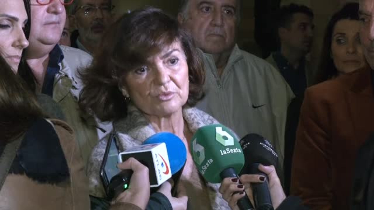 Carmen Calvo califica de "muy preocupante" lo ocurrido con la ley del "solo sí es sí"