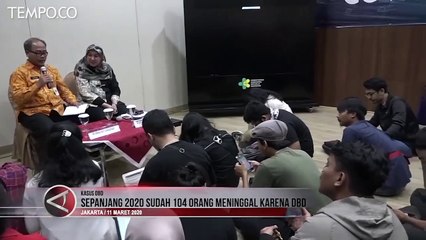 104 Orang Meninggal Akibat DBD Sepanjang 2020