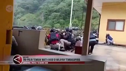 Скачать видео: Aparat Gabungan TNI-Polri Tembak Mati 4 KKB Papua di Tembagapura