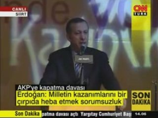 Recep Tayyip Erdogan 'dan Kapatma Ile Ilk Aciklamasi