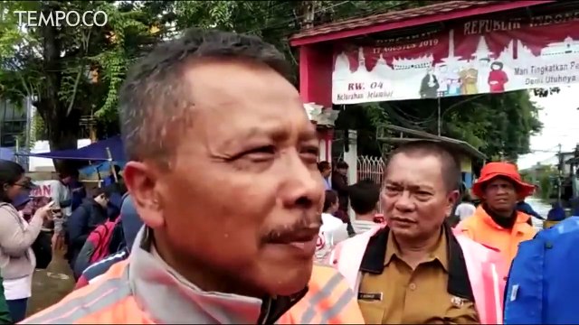 Banjir Grogol, Akses Jalan Latu Menten Terputus